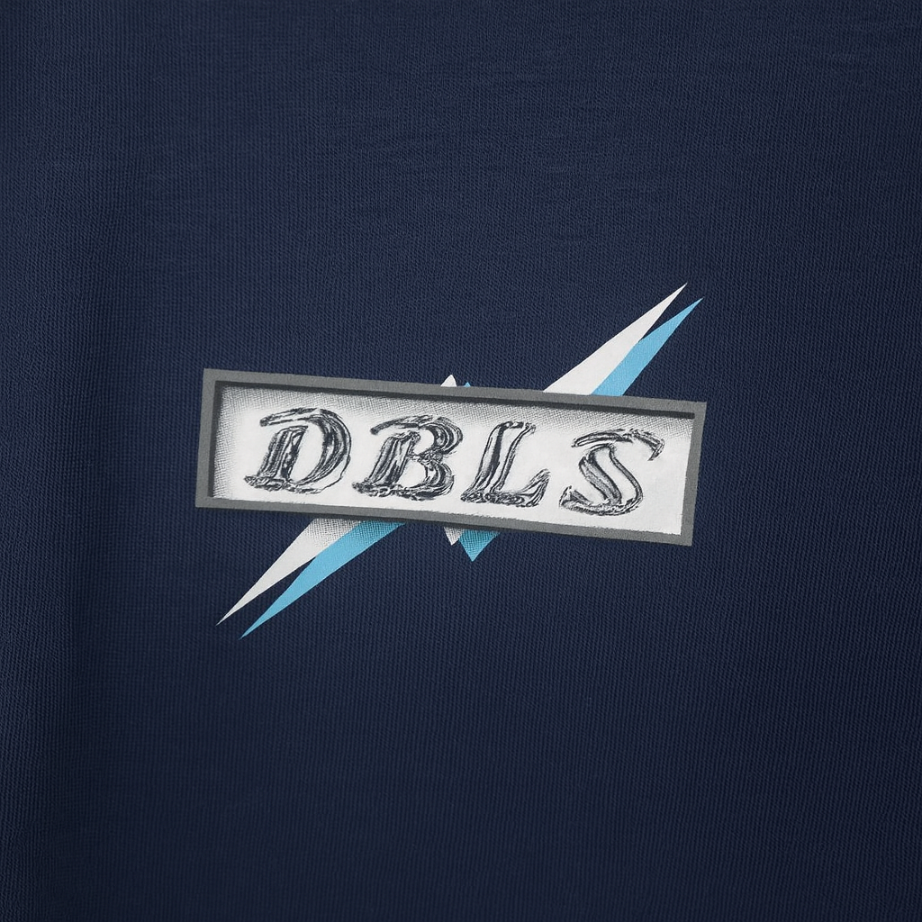 Logo with 'DBLS' text on a dark blue background