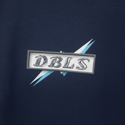 Logo with 'DBLS' text on a dark blue background
